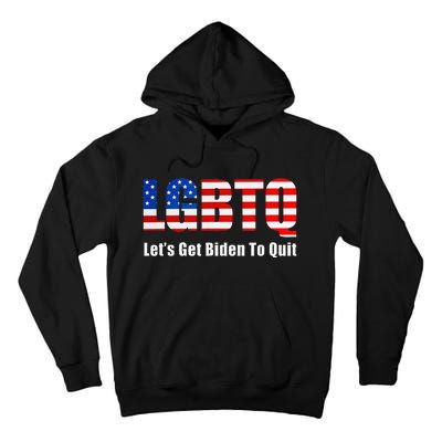 Funny Lgbtq Anti Biden LetS Get Biden To Quite Tall Hoodie