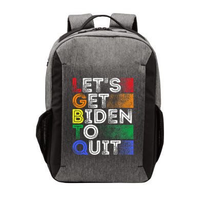 Funny Lgbtq Anti Biden LetS Get Biden To Quite Vector Backpack