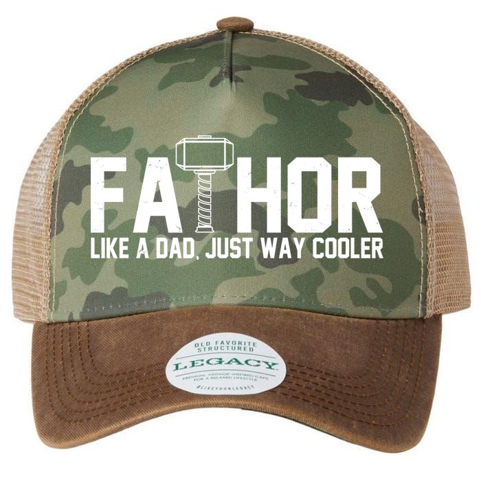 Fathor Like A Dad Just Way Cooler Father's Day Legacy Tie Dye Trucker Hat