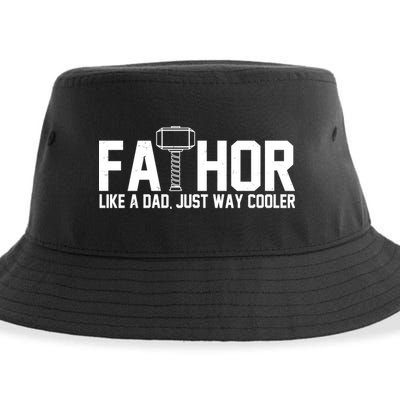 Fathor Like A Dad Just Way Cooler Father's Day Sustainable Bucket Hat