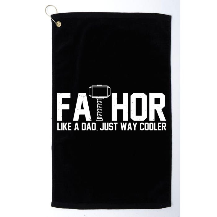 Fathor Like A Dad Just Way Cooler Father's Day Golf Towel