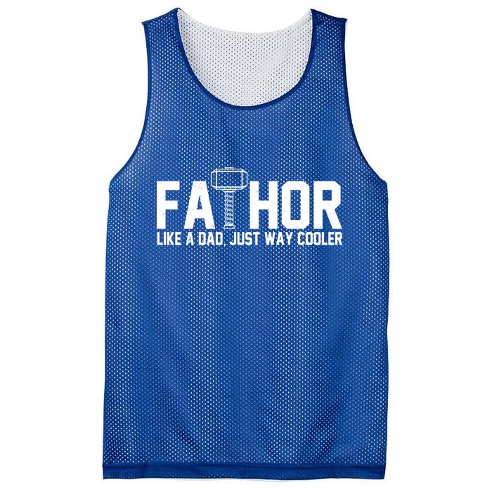 Fathor Like A Dad Just Way Cooler Father's Day Mesh Reversible Basketball Jersey Tank