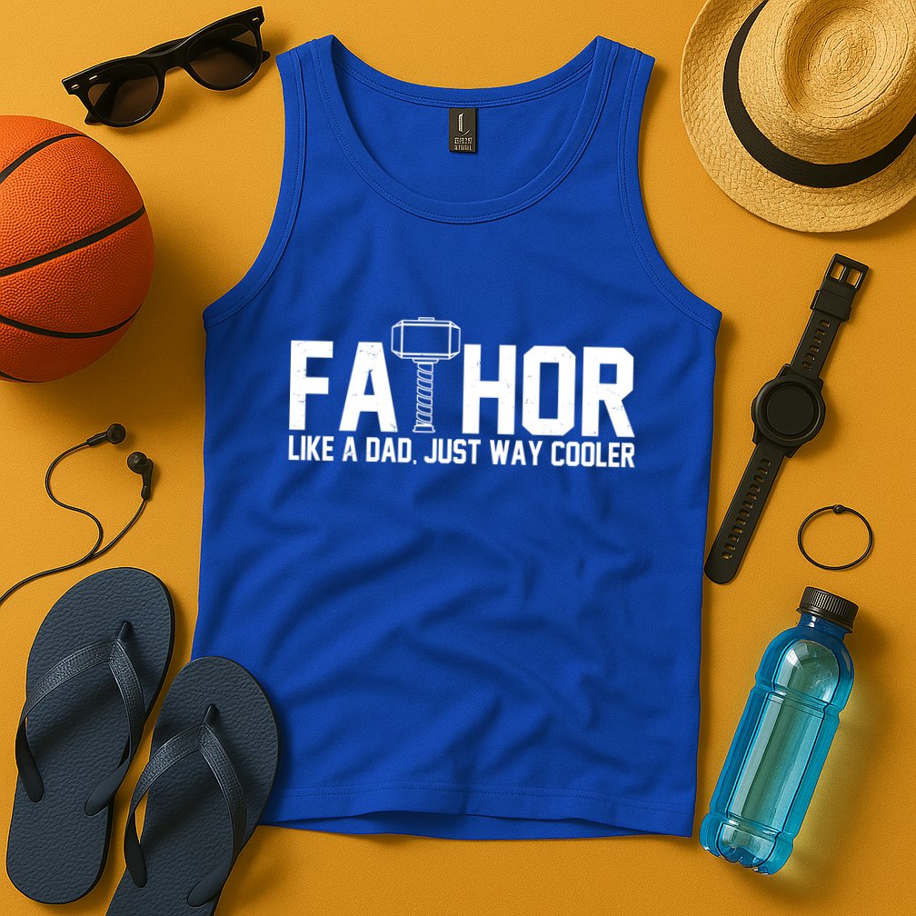 Fathor Like A Dad Just Way Cooler Father's Day Tank Top