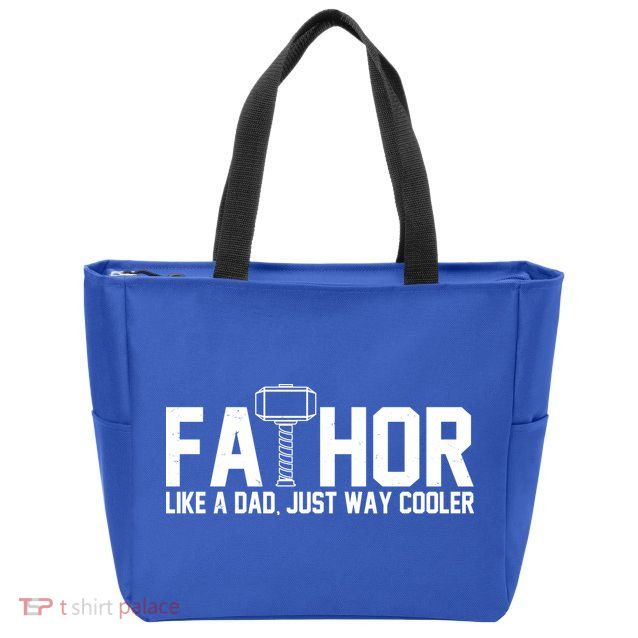 Fathor Like A Dad Just Way Cooler Father's Day Zip Tote Bag