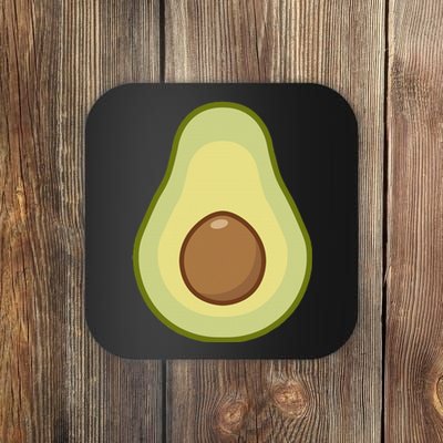 Funny lazy avocado costume for vegan halloween Coaster