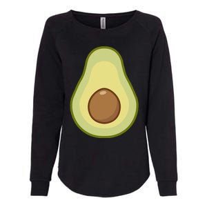 Funny lazy avocado costume for vegan halloween Womens California Wash Sweatshirt