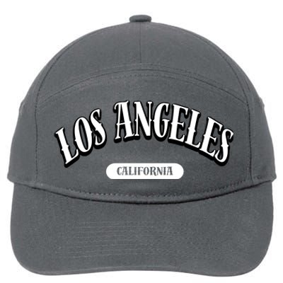 Funny Los Angeles California Gift 7-Panel Snapback Hat