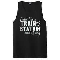 Feelin' Like A Train Station Kind Of Day Funny PosiCharge Competitor Tank