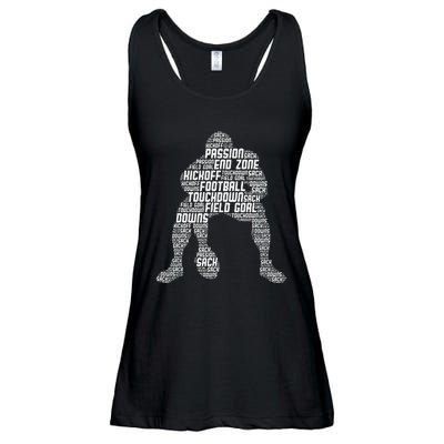 Football Lineman American Football Ladies Essential Flowy Tank