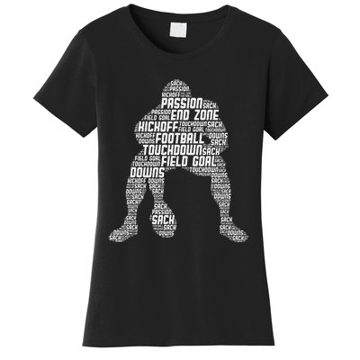 Football Lineman American Football Women's T-Shirt