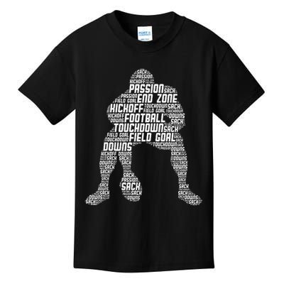 Football Lineman American Football Kids T-Shirt