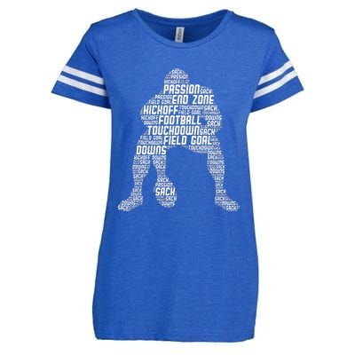 Football Lineman American Football Enza Ladies Jersey Football T-Shirt