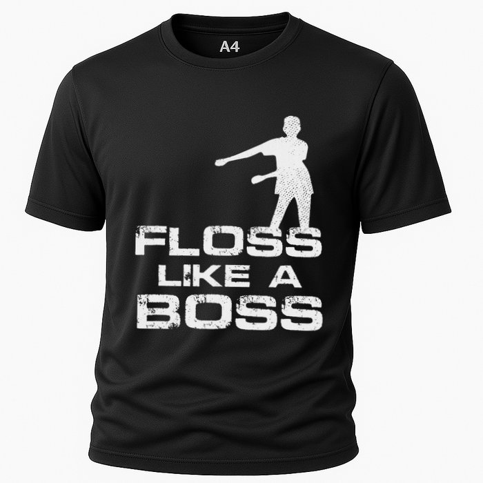 Floss Like A Boss Funny Dance Distress Performance Shirt