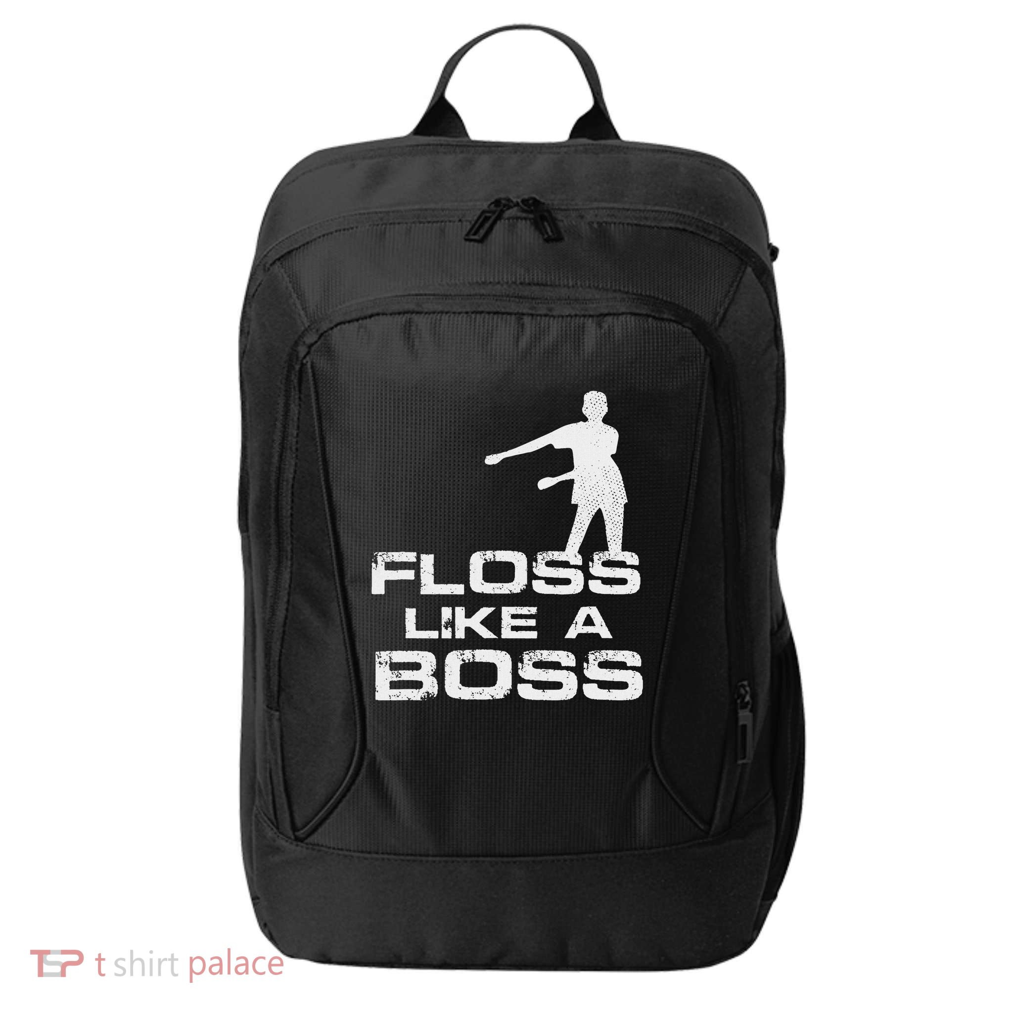 Floss Like A Boss Funny Dance Distress City Backpack