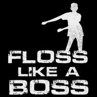 Floss Like A Boss Funny Dance Distress Impact Tech Backpack