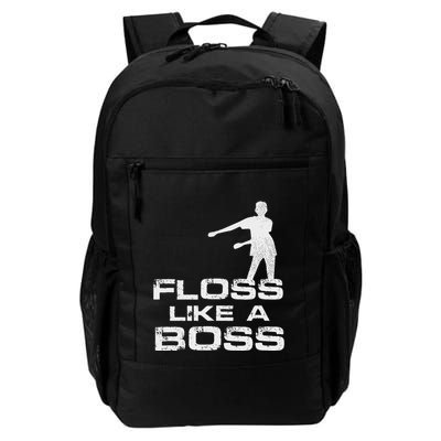 Floss Like A Boss Funny Dance Distress Backpack