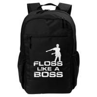 Floss Like A Boss Funny Dance Distress Backpack