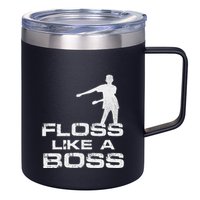 Floss Like A Boss Funny Dance Distress 12oz Stainless Steel Coffee Mug