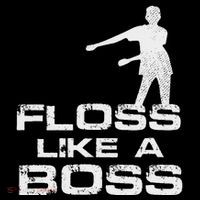 Floss Like A Boss Funny Dance Distress Magnet
