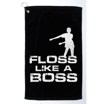 Floss Like A Boss Funny Dance Distress Golf Towel