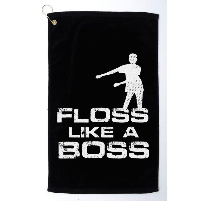 Floss Like A Boss Funny Dance Distress Golf Towel