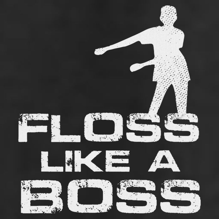 Floss Like A Boss Funny Dance Distress Golf Towel