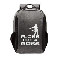 Floss Like A Boss Funny Dance Distress Vector Backpack