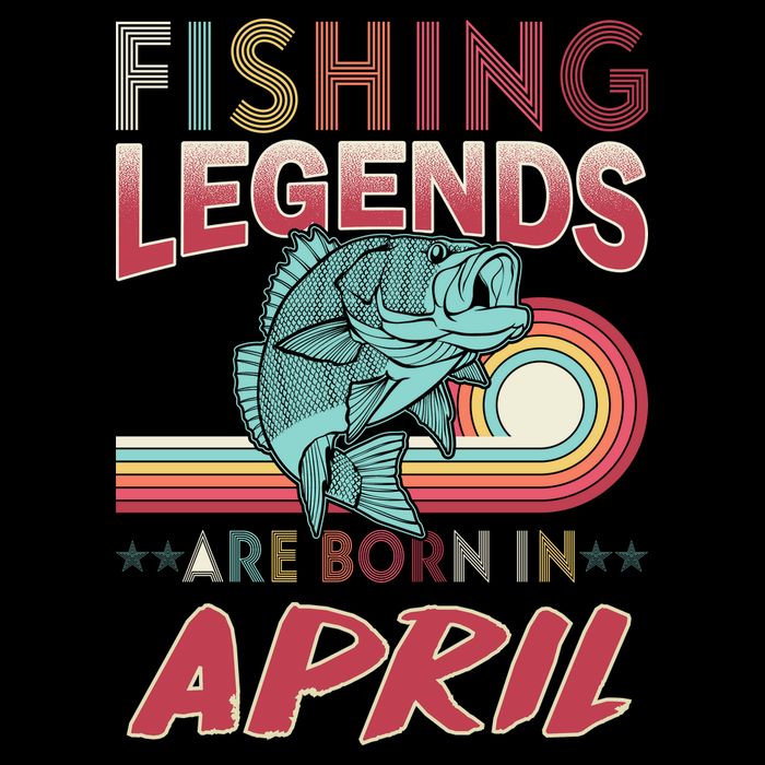 Fishing Legends Are Born In April City Backpack