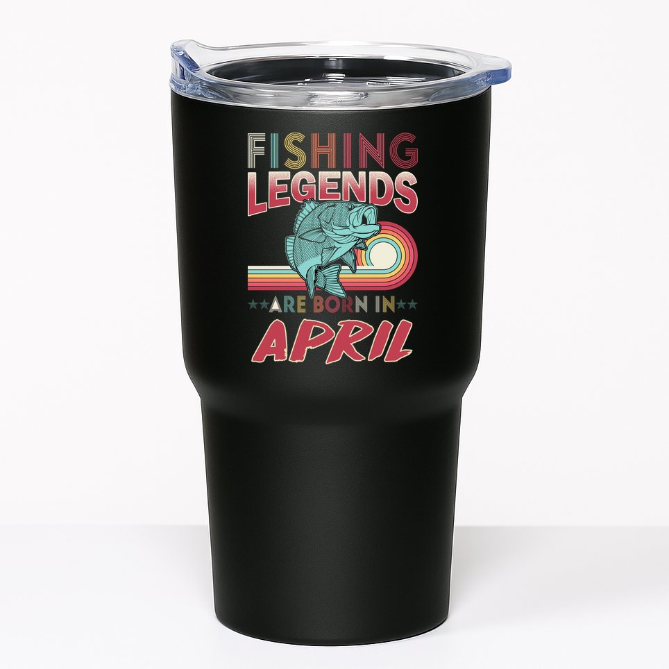 Fishing Legends Are Born In April Tumbler