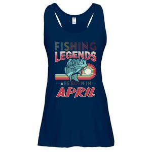 Fishing Legends Are Born In April Ladies Essential Flowy Tank