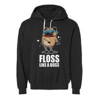 Floss Like A Boss Pug Floss Dance Dog Garment-Dyed Fleece Hoodie