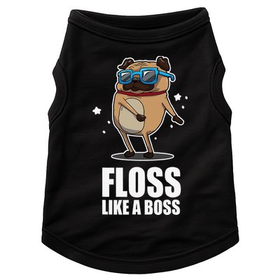 Floss Like A Boss Pug Floss Dance Dog Doggie Tank