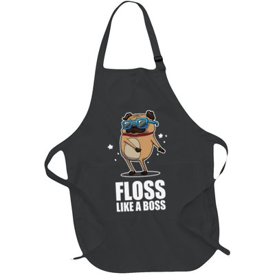Floss Like A Boss Pug Floss Dance Dog Apron