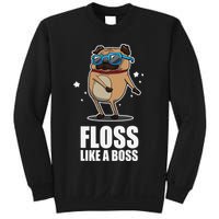 Floss Like A Boss Pug Floss Dance Dog Sweatshirt