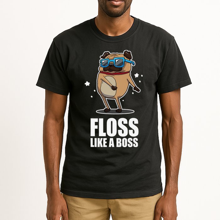 Floss Like A Boss Pug Floss Dance Dog Tall T-Shirt