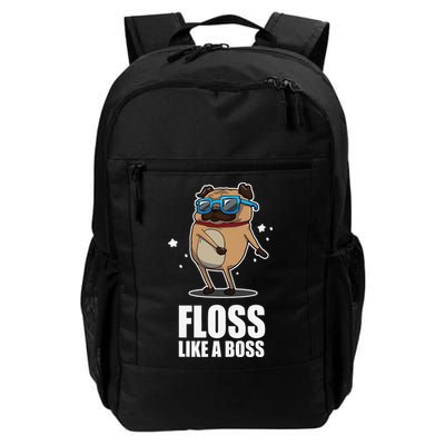 Floss Like A Boss Pug Floss Dance Dog Backpack