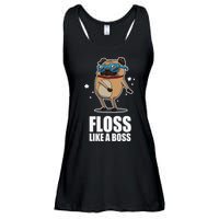 Floss Like A Boss Pug Floss Dance Dog Ladies Essential Flowy Tank