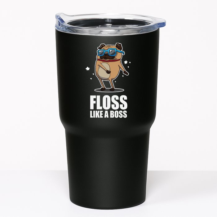 Floss Like A Boss Pug Floss Dance Dog Tumbler