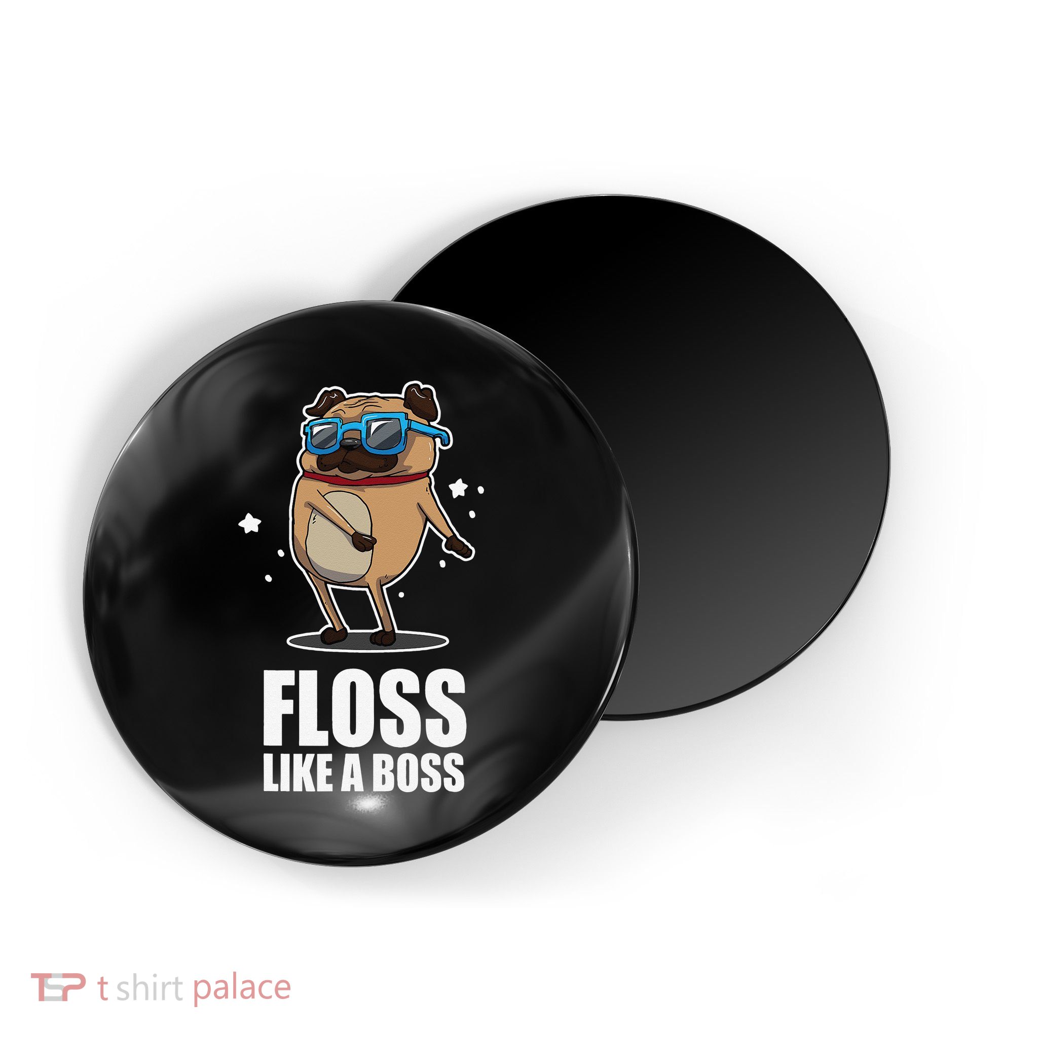 Floss Like A Boss Pug Floss Dance Dog Magnet