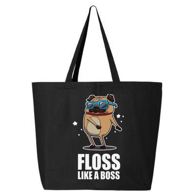 Floss Like A Boss Pug Floss Dance Dog 25L Jumbo Tote