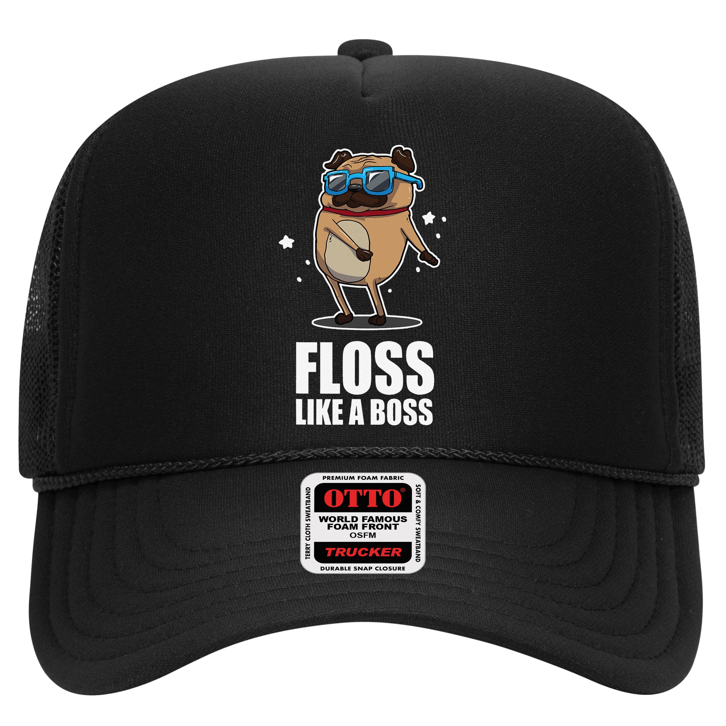 Floss Like A Boss Pug Floss Dance Dog Hat