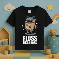 Floss Like A Boss Pug Floss Dance Dog Toddler T-Shirt