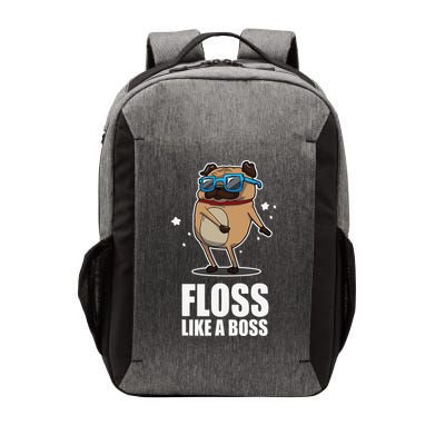 Floss Like A Boss Pug Floss Dance Dog Vector Backpack