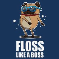 Floss Like A Boss Pug Floss Dance Dog Infant Baby Jersey Bodysuit