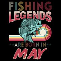 Fishing Legends Are Born In May Bucket Hat