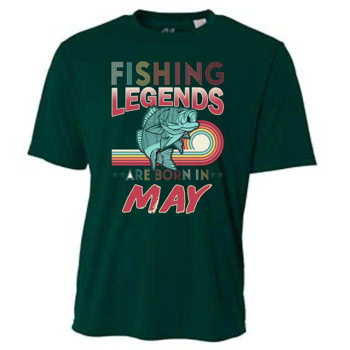 Fishing Legends Are Born In May Cooling Performance Crew T-Shirt