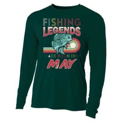 Fishing Legends Are Born In May Cooling Performance Long Sleeve Crew