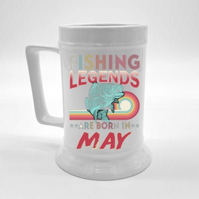 Fishing Legends Are Born In May Beer Stein