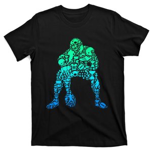 Football Lineman American Football T-Shirt