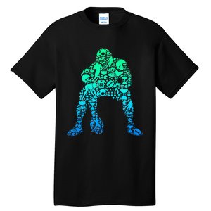 Football Lineman American Football Tall T-Shirt